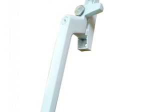 13MM KEY LOCKING LEFT/RIGHT HANDED COCKSPUR WINDOW HANDLE - WHITE
