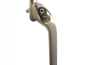 PVC-U ESPAG 43MM SPINDLE RIGHT HANDED KEY LOCKING WINDOW HANDLE - ALL COLOURS