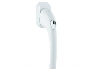 TILT & TURN KEY LOCKING 38MM WINDOW HANDLE - WHITE