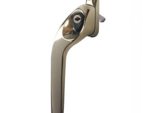PVC-U ESPAG 43MM SPINDLE LEFT HANDED KEY LOCKING WINDOW HANDLE - ALL COLOURS