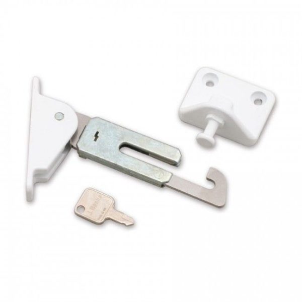 FACE MOUNTED RES-LOK KEY LOCKING WINDOW RESTRICTOR - LEFT HANDED - ALL SIZES