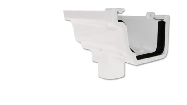 Klassic OGEE  STOP END OUTLET LEFT HAND ALL COLOURS