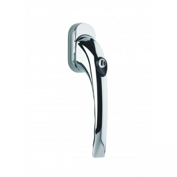 TILT & TURN KEY LOCKING 43MM WINDOW HANDLE - ALL COLOURS