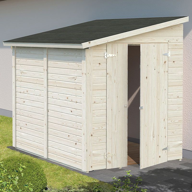 Upvc lean to shed