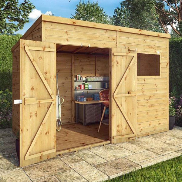 10' x 6' Mercia Shiplap Pent Shed (2.9m x 1.8m) - Image 2