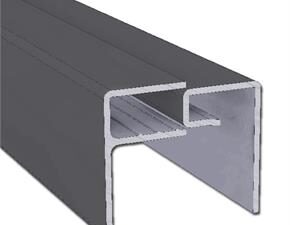 2 Part U-Channel Slate Grey