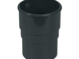 Round Downpipe Socket Anthracite Grey