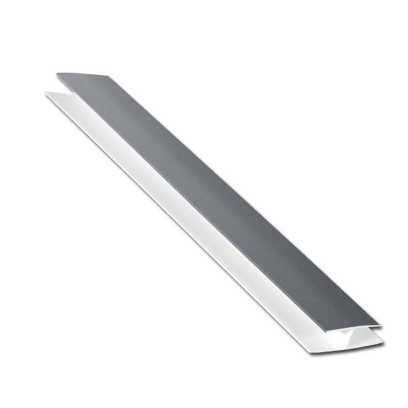 Hollow Soffit H-Trim Slate Grey Smooth