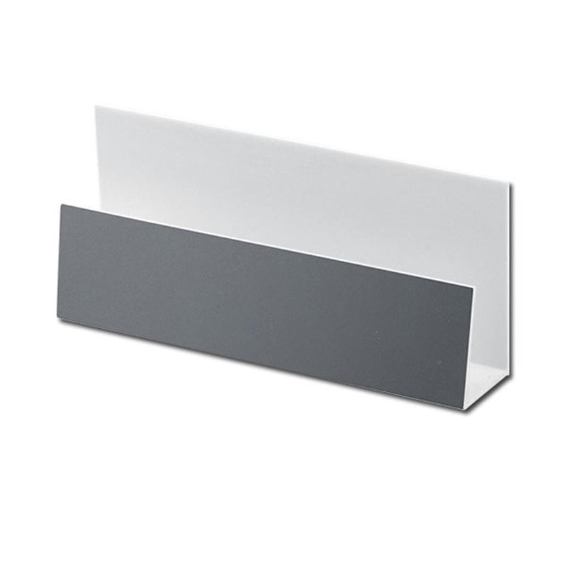 Hollow Soffit J-Trim Slate Grey Smooth