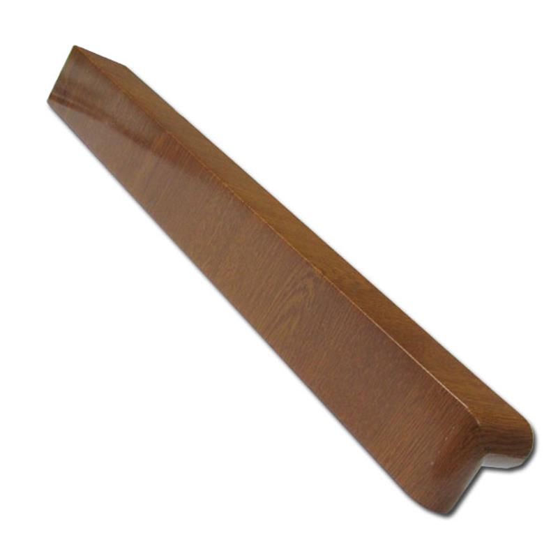 Bullnose Replacement Fascia Corner Ext 500mm Light Oak