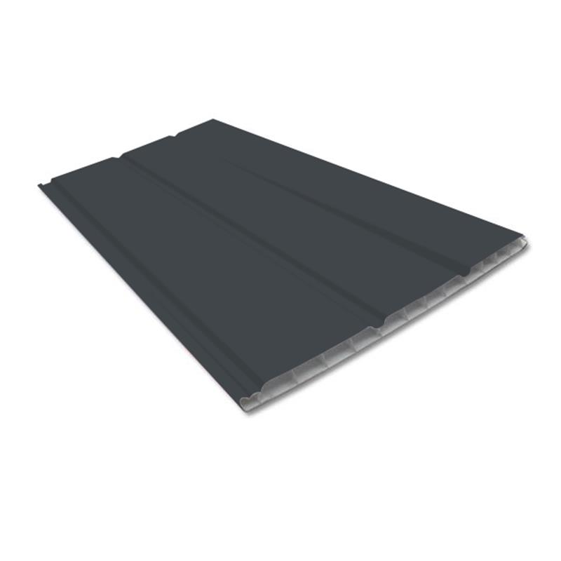 9mm Hollow Soffit (Plain Grey)