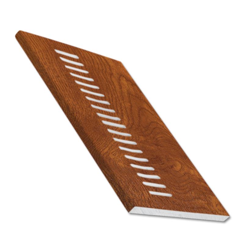 9mm Vented Soffit Board (Light Oak)