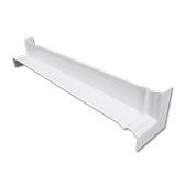 Internal Ogee Fascia Corner White 500mm