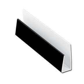 Soffit J-Trim (Plain Black)