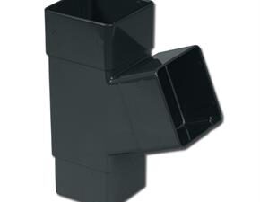 Square Downpipe Branch 67.5 Deg (Anthracite)