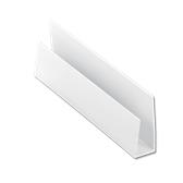 White Hollow Soffit J-Trim