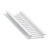 White Soffit Vent Strip