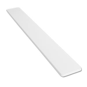 Reveal Liner End Cap 300Mm (Single) (White)