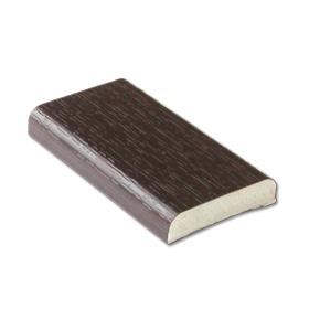 25mm uPVC D-Section Rosewood