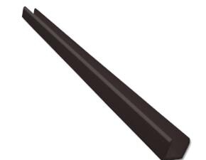 Bullnose Windowboard Channel Dark Brown