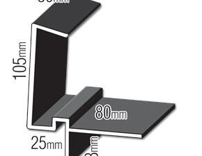 Continuous Dry Verge Type D (Connector)