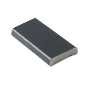 D-Section Dark Grey Smooth