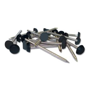 Plastic Headed Pins and Nails Dark Grey