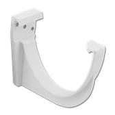 Half-Round Gutter Fascia Bracket (White)