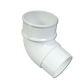 Round Downpipe Offset Bend 112 Deg (White)